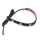 Pair Motorcycle Front Fork LED Turn Signal Light Strips Headlight Indicators Amber For Honda/Suzuki/
