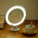 Portable 10x Magnifying Makeup Vanity Mirror Cosmetic Beauty Bathroom Mirror LED Light Makeup Vanity Mirror