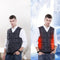 Adjustable Electric Vest Heated Fishing Cloth Jacket USB Thermal Winter-Warmer