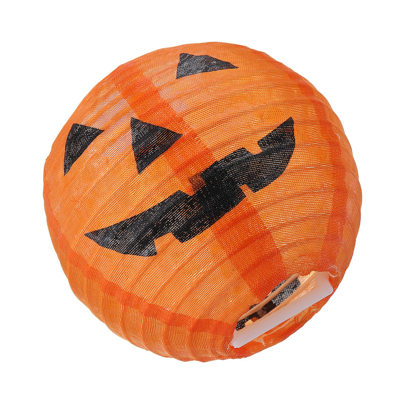 1.2M Battery Power Foldable 10 LED Warm White Halloween Pumpkin String Lantern Fairy Holiday Light