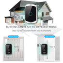 CACAZI A50 Wireless Music Doorbell Waterproof Battery 2 Button 1 Receiver Home Bell Wireless Ring Bell Chime