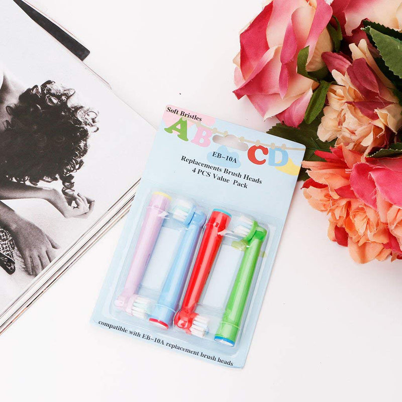 EB-10A 4PCS Universial Replacement Kids Children Tooth Brush Heads For Oral Care Electric Toothbrush Heads