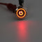 5 Pin 19mm LED Silver Steel Push Button Latching Power Switch Waterproof 12V