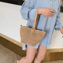 Women Straw Bag Woven Beach Handbag Crossbody Shoulder Bag Outdoor Travel