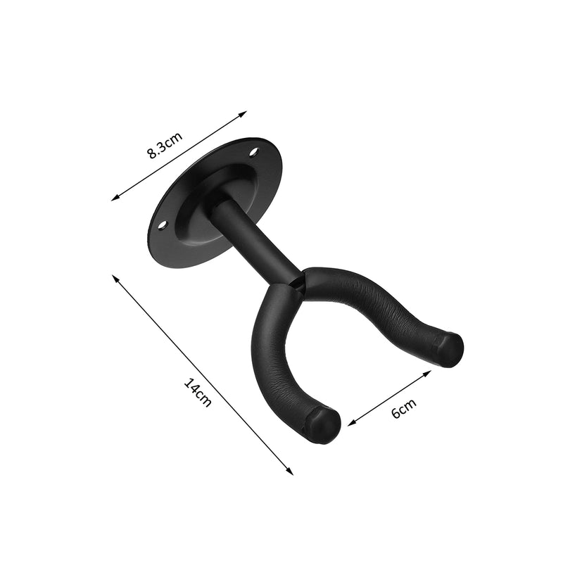 Guitar Stand Hook Adjustable Wall Mounted for Electric Acoustic Guitar Bass Holder Padded
