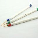 3Pcs/1Set Nail Art Brush Pencil Nail Polish Drawing Pen
