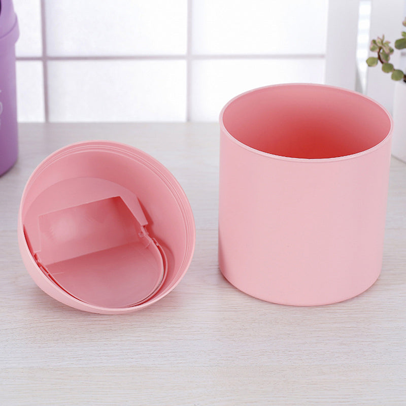 Mini Waste Bin Desktop Garbage Basket Home Table Trash Can Dustbin Container