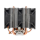 Dual Tower CPU Cooler 3 Cooling Fan Heatsink Radiator for LGA 775/1155/1366AMD