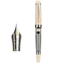 Penbbs 456 Resin Transparent Quality Negative Pressure Fountain Pen Fine 0.5mm Nib vacuum filling Student Writing Gift