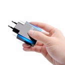 FONKEN 3A 3 Ports LED Display Fast Charging USB Charger For Power Bank iPhone X XS HUAWEI P20 XIAOMI MI9 S10 S10+