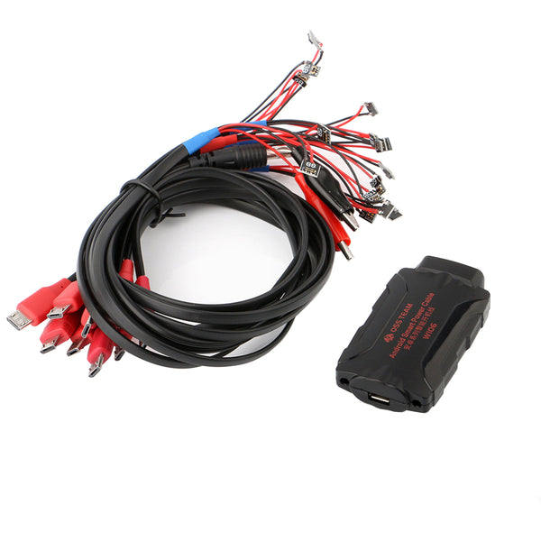 W106 Android Phones DC Power Supply Cable Phone Repair Test Wire for Samsung Huawei Xiaomi Power Cable Charging Wire Line