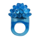 5PCS LED Flashing Elastic Rubber Blinking Strawberry Finger Ring Decoration Toys