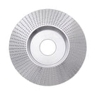 Drillpro 100x16/110x22mm Bevel Arc Wood Carving Disc Shaping Disc Tungsten Carbide Angle Grinding Wheel Sanding Carving Rotary Tool Abrasive Disc for Angle Grinder