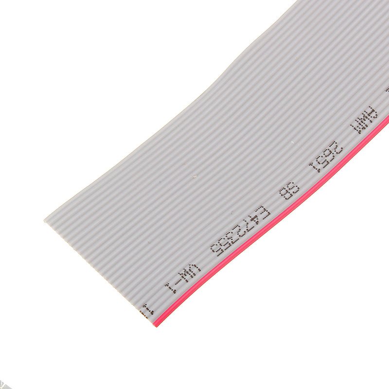 5M 1.27mm Pitch 26 Pin 26P Grey Gray Flat Ribbon Data Cable Wire Connector AWG28 300V