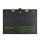 Single Button Organ Bag A4 Multi-Layer Folder Multi-Function Portable File Folder