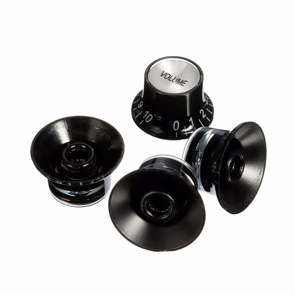 2 Volume & 2 Tone Speed Guitar Knobs Control Buttons Replacement Parts