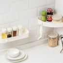 Jordan&Judy Kitchen Bathroom Storage Rack Corner Storage Drain Shelf Organizer Holder Stand Multi-function Strong Bearing