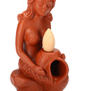 Ceramic Incense Burner Handmade Backflow Incense Stick Cone Holder Gift Decorations