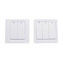 Geekcreit 1/2/3 Gang WiFi Smart Light Switch Push Button Smart Life/Tuya APP Remote Control Works with Alexa Google Home for Voice Control