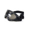 GHOST RACING Motorcycle Retro Racing Goggles Wind Dust Proof ATV Sunglasses Black Frame