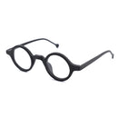 38mm Vintage Small Round Eyeglass Frames Acetate Rx-able Spectacles Glasses Frame