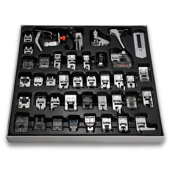 42 PCS Domestic Sewing Machine Foot Presser Feet Kit Sewing Machine Accessories