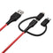 BlitzWolf BW-MT4 3 in 1 Type-C Lightning Micro USB Data Cable With MFI Certified 3ft/0.91m for Samsung Xiaomi for iPhone