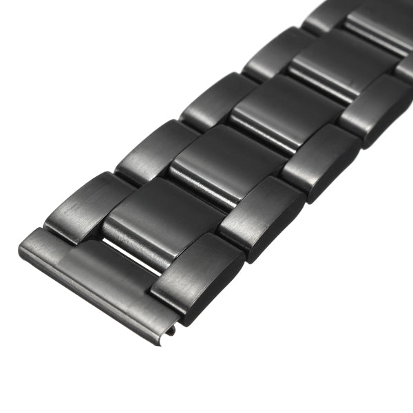 18mm 20mm 22mm 24mm Black Color Stainless Steel Watch Band