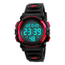 SKMEI 1266 Children Watch Outdoor Sport Fashion Multifunction Chronograph Waterproof Digital Watch