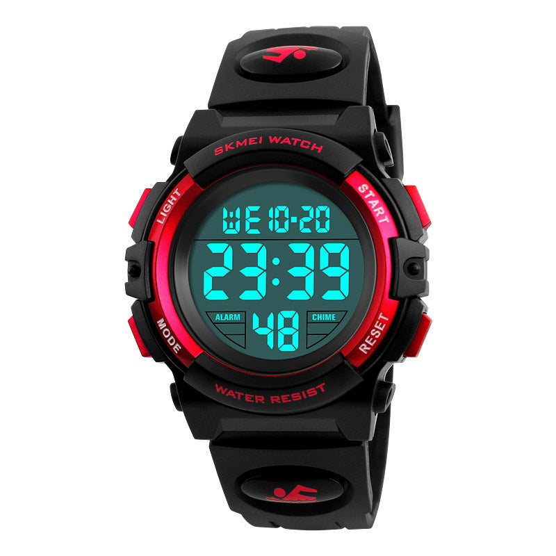 SKMEI 1266 Children Watch Outdoor Sport Fashion Multifunction Chronograph Waterproof Digital Watch