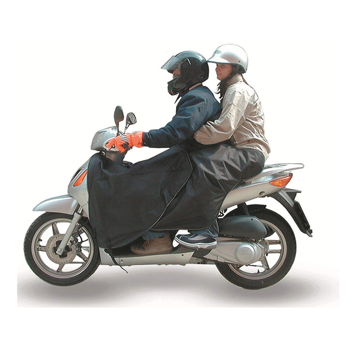 420D Waterproof Fleece Lined Motorcycle Scooter Electric Bike Leg Cover Thermal Apron Winter Warmer Bib Knee Blanket Windproof Protector