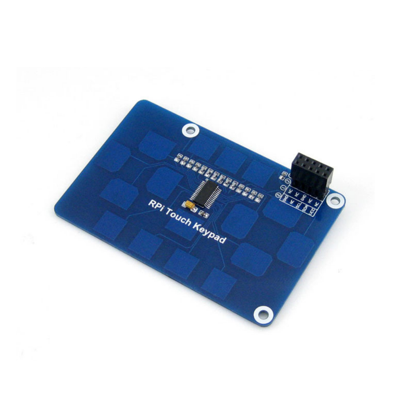 Waveshare Touch Keyboard Module Expansion Board 16 Buttons I2C Interface for Raspberry Pi 4B 3B+ 3B