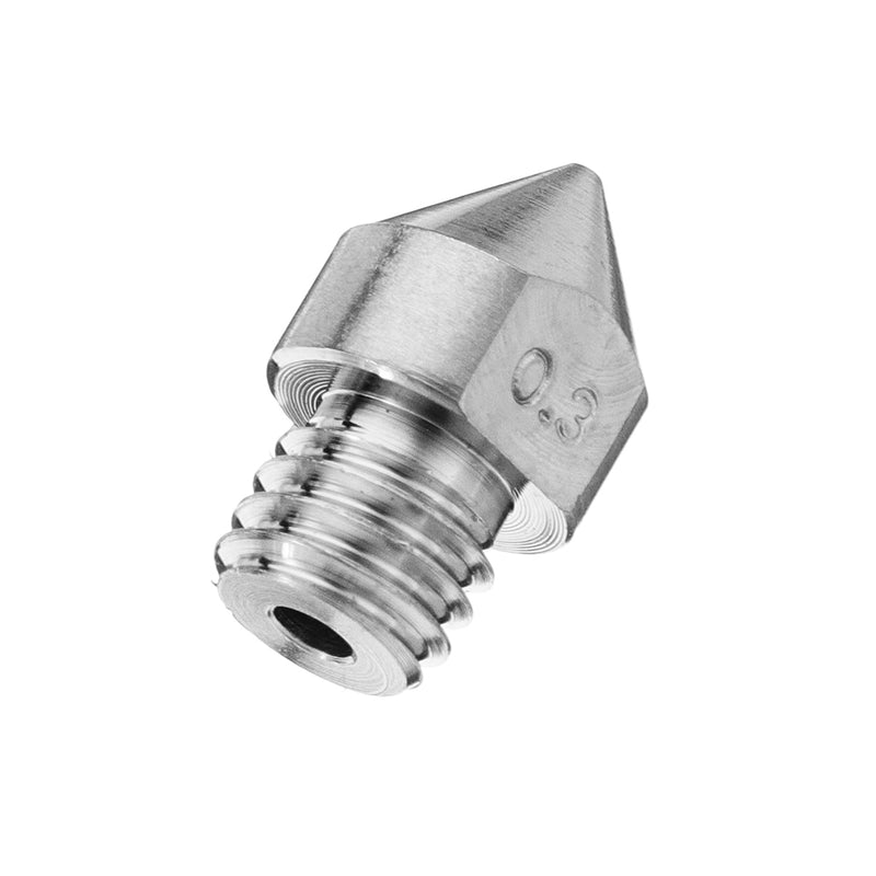 3pcs 0.3mm MK8 TC4 Titanium Alloy M6 Thread Nozzle For 3D Printer