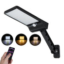 48 LED Solar Dimmable Wall Street Light PIR Motion Sensor Garden Lamp 3 Modes