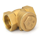 TMOK 1/2" 2/3" 1" Brass Swing Check Valve Female NPT Threaded Durable Brass Construction Valves