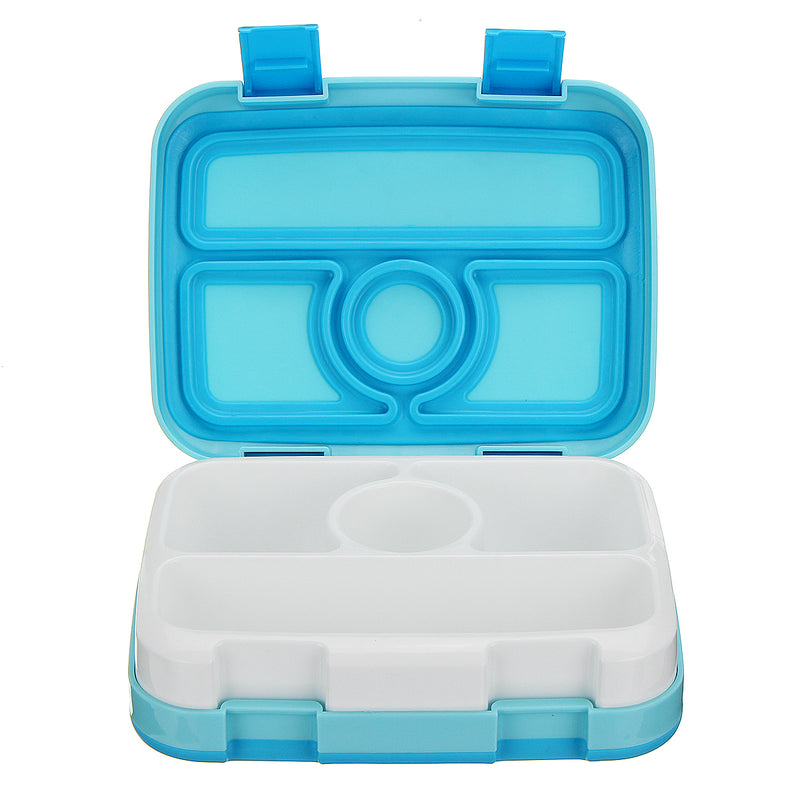 2 Layer Bento Lunch Box Picnic Food Container Plastic Divided Storage Microwave Lunch Box