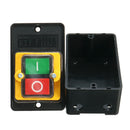 Excellway 10A 220/380V KAO-5 Waterproof ON/OFF Push Button Switch For Drill Motor Machine