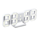 Loskii HC-28 Creative USB Charging 3D Digits Display Adjustable Brightness Alarm Clock