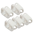 5pcs Plastic Pinch Clamp Siphon Hose Flow Control Valve Tube Clamp Medium White/Black 7.5 MM