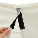 8ft Outdoor Firewood Log Storage Rack Cover Waterproof Protector Home Garden