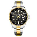 LONGBO 80512 Polygon Dial Simple Full Steel Men Luminous Display Quartz Watch
