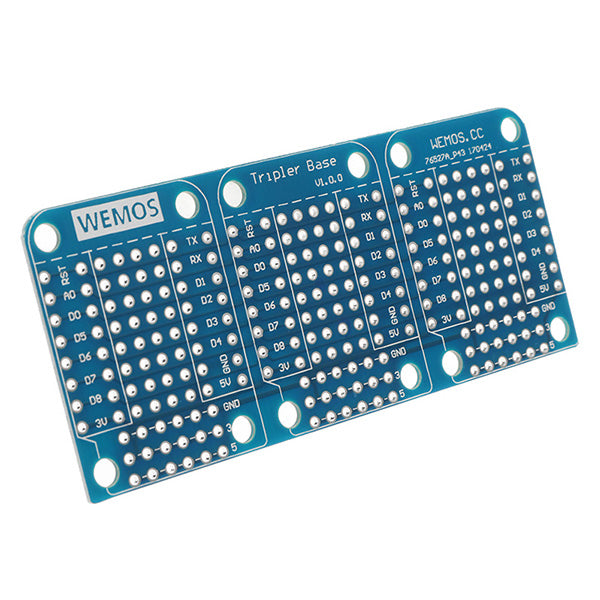 Tripler Base Socket V1.0.0 For D1 Mini Development Board