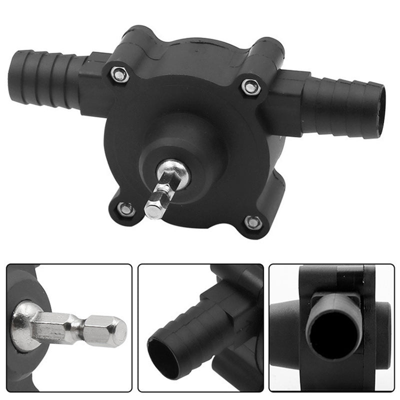 Portable Electric Drill Drive Pump Oil Water Fluid Self Priming Transfer Pump