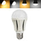 E27 9W SMD2835 48LEDs 900LM Warm White Cool White Globe Light Bulb No Flicker AC85-265V