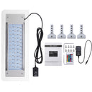 7.5W 36 LED RGB Remote Control Aquarium Light Lamp Fit for 30-52cm Fish Tank