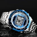 SKMEI 1493 Fashion Men Digital Quartz Watch 3ATM Waterproof Luminous Display Dual Display Watch
