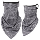 Motorcycle Sun-protection Ear Face Mask Ice Silk Breathable Pattern Summer Outdoor Riding Motocross