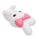 Jumbo Bowknot Rabbit Squishy Slow Rising House Play Toy 8*6*13cm With Packing Bag