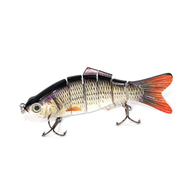 20cm 110g 6 Segments Fishing Lure 3D Eyes Swimbait Crankbait Isca Artificial Hard Bait Wobblers