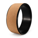 KALOAD 13in Yoga Wheel Natural Roller Cork Fitness Yoga Ring Exercise Tools